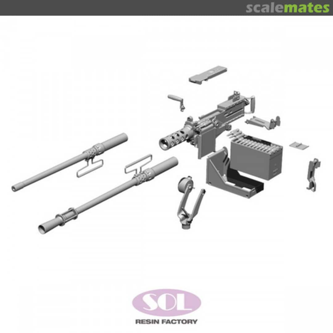 Boxart Cal.50 M2HB with flash hider MM784 SOL