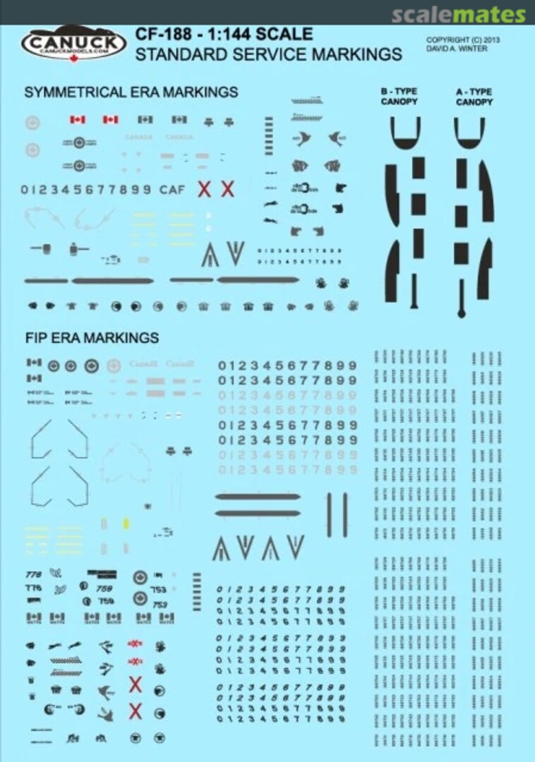 Contents CF-188 CMP44013 Canuck Model Products