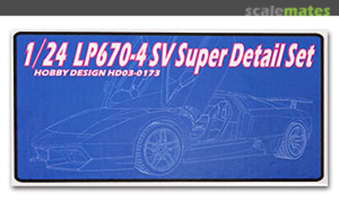 Boxart Lamborghini Murcielago LP670-4 SV Super Detail Set HD03-0173 Hobby Design