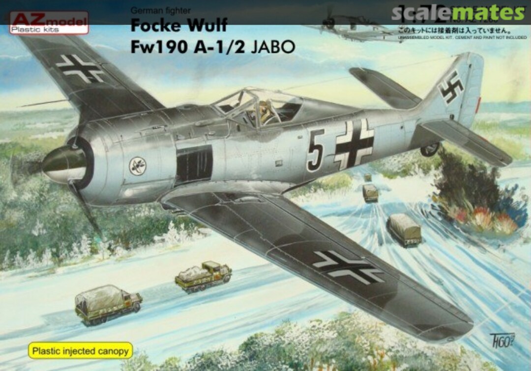 Boxart Focke Wulf Fw190 A-1/2 Jabo AZ7266 AZmodel