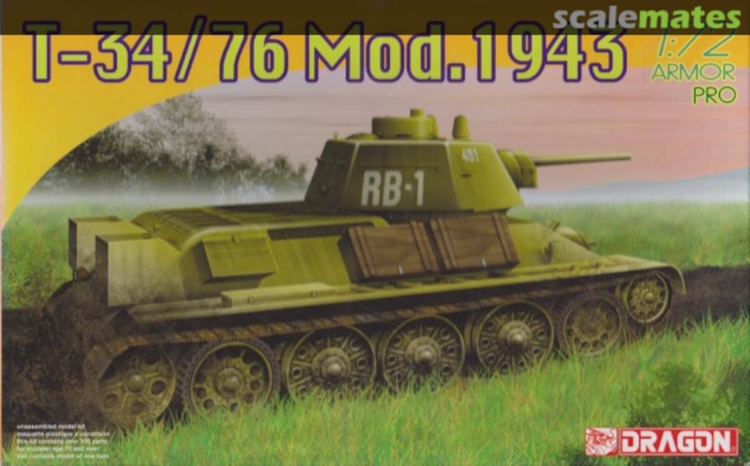 Boxart T-34/76 Mod.1943 7277 Dragon