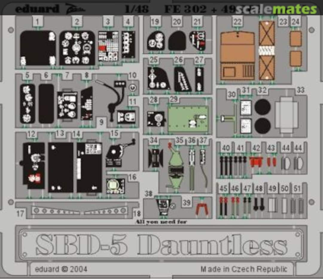 Boxart SBD-5 FE302 Eduard