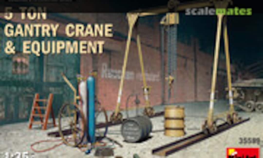 1:35 5 Ton Gantry Crane and Equipment (MiniArt 35589)