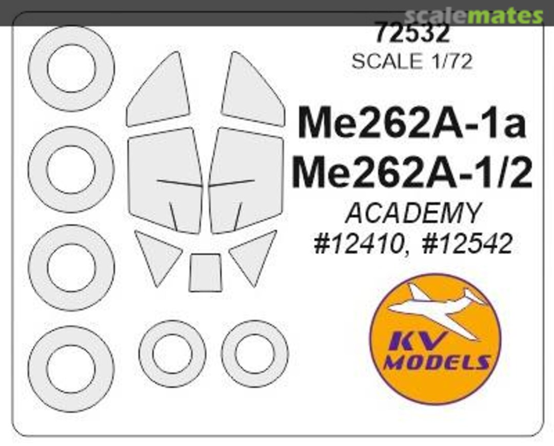 Boxart Me262A-1a / Me262A-1/2 72532 KV Models