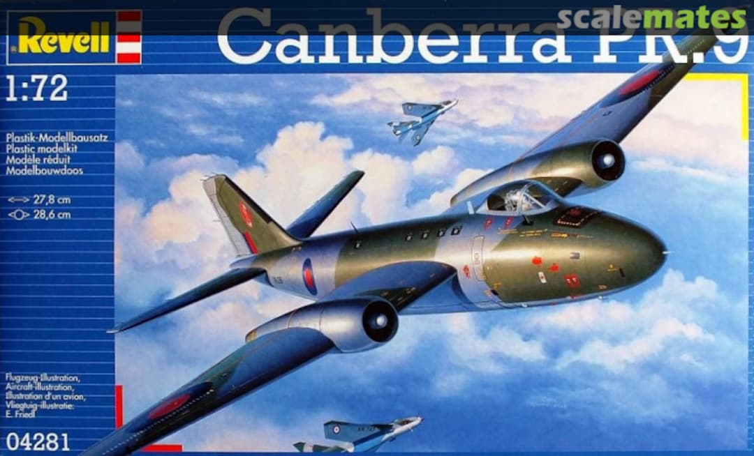 Boxart Canberra PR.9 04281 Revell