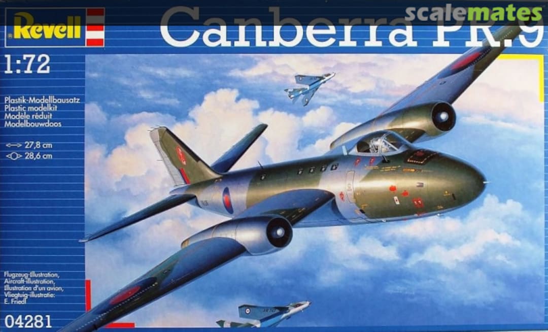 Boxart Canberra PR.9 04281 Revell