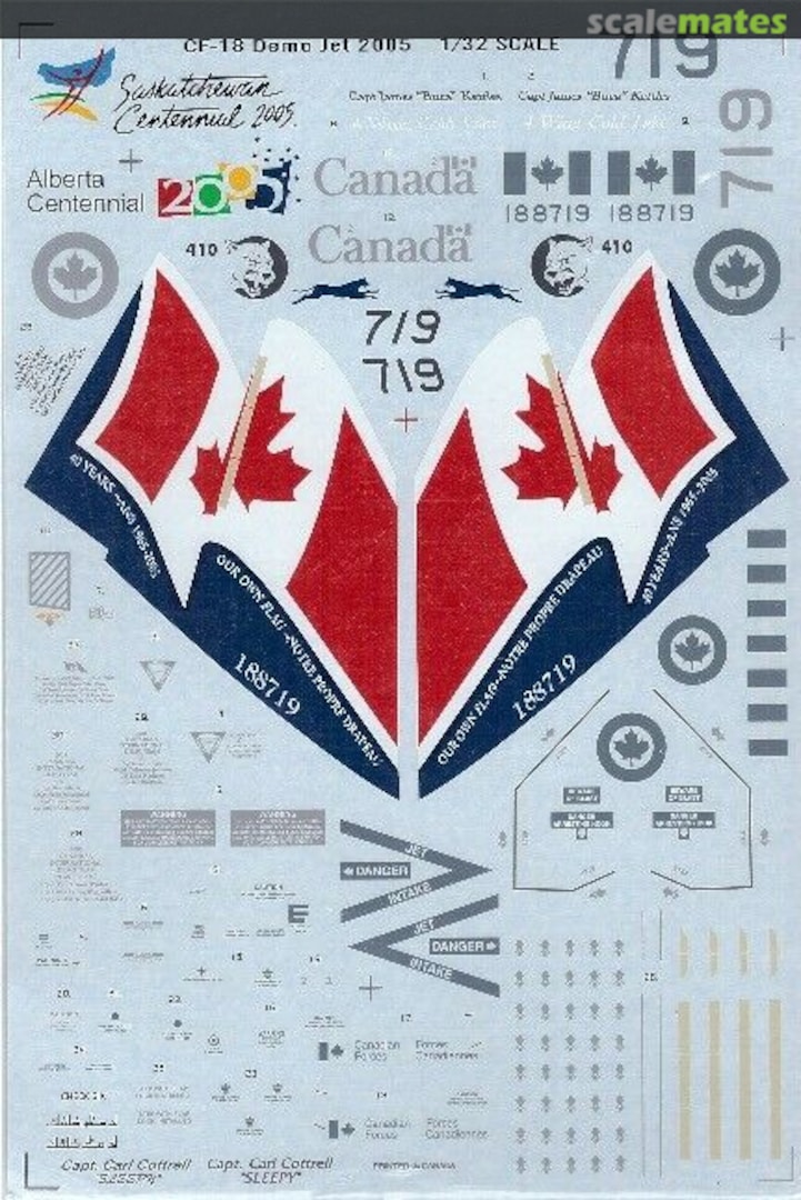 Boxart 410 Squadron Demonstration CF-18 2005  Leading Edge