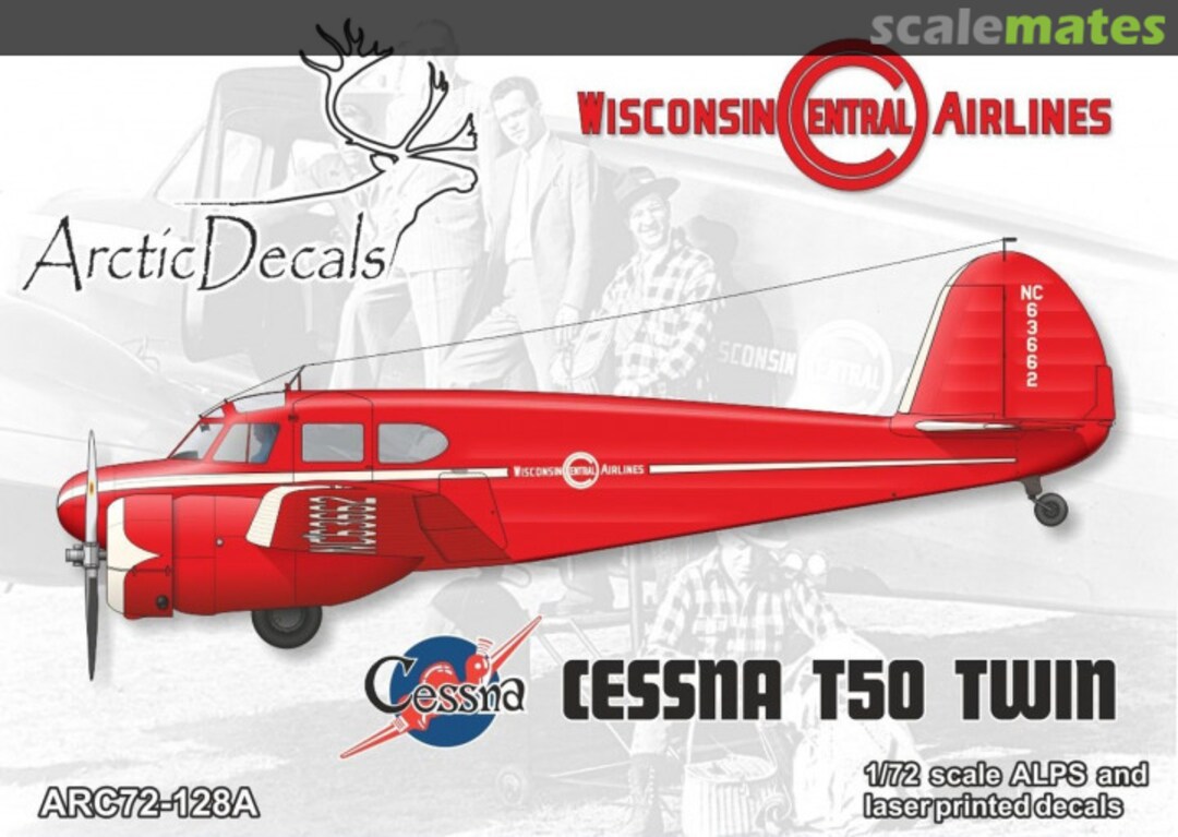 Boxart Cessna T50 Twin ARC72-128A Arctic Decals