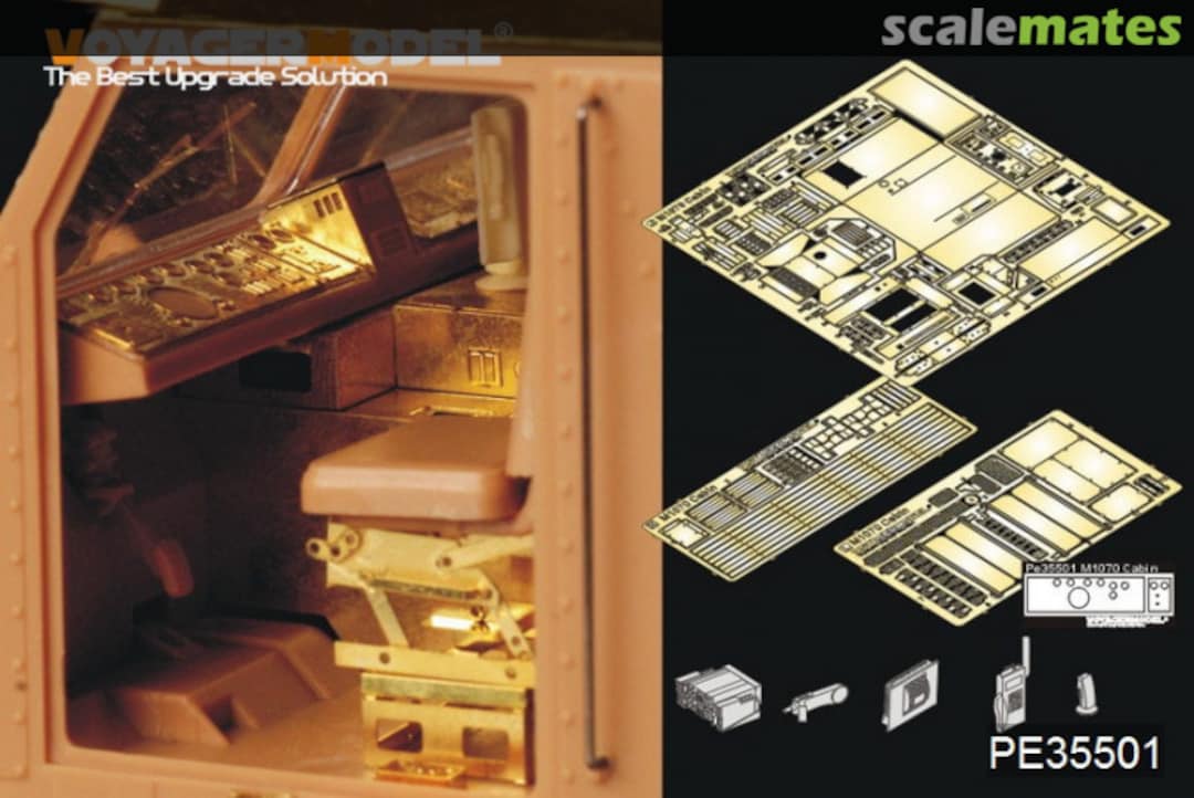 Boxart M1070 Truck Tractor Interior PE35501 Voyager Model
