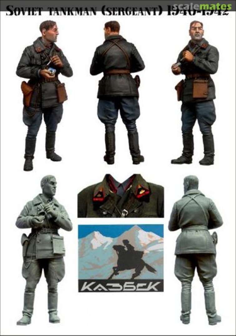 Boxart Soviet tankman (Sergeant) 1940-1942 EM-35050 Evolution Miniatures