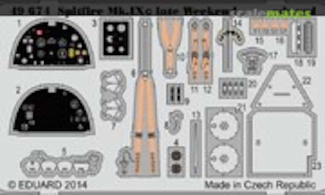 1:48 Spitfire Mk.IXc late WEEKEND Eduard (Eduard 49674)