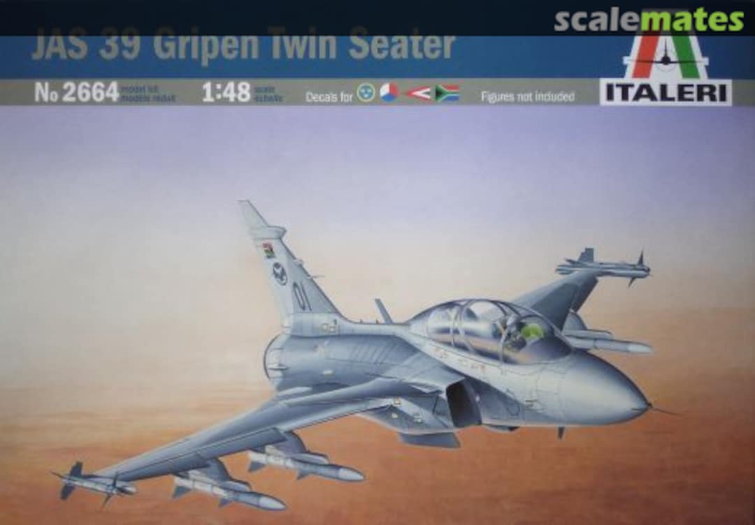 Boxart JAS 39 Gripen Twin Seater 2664 Italeri