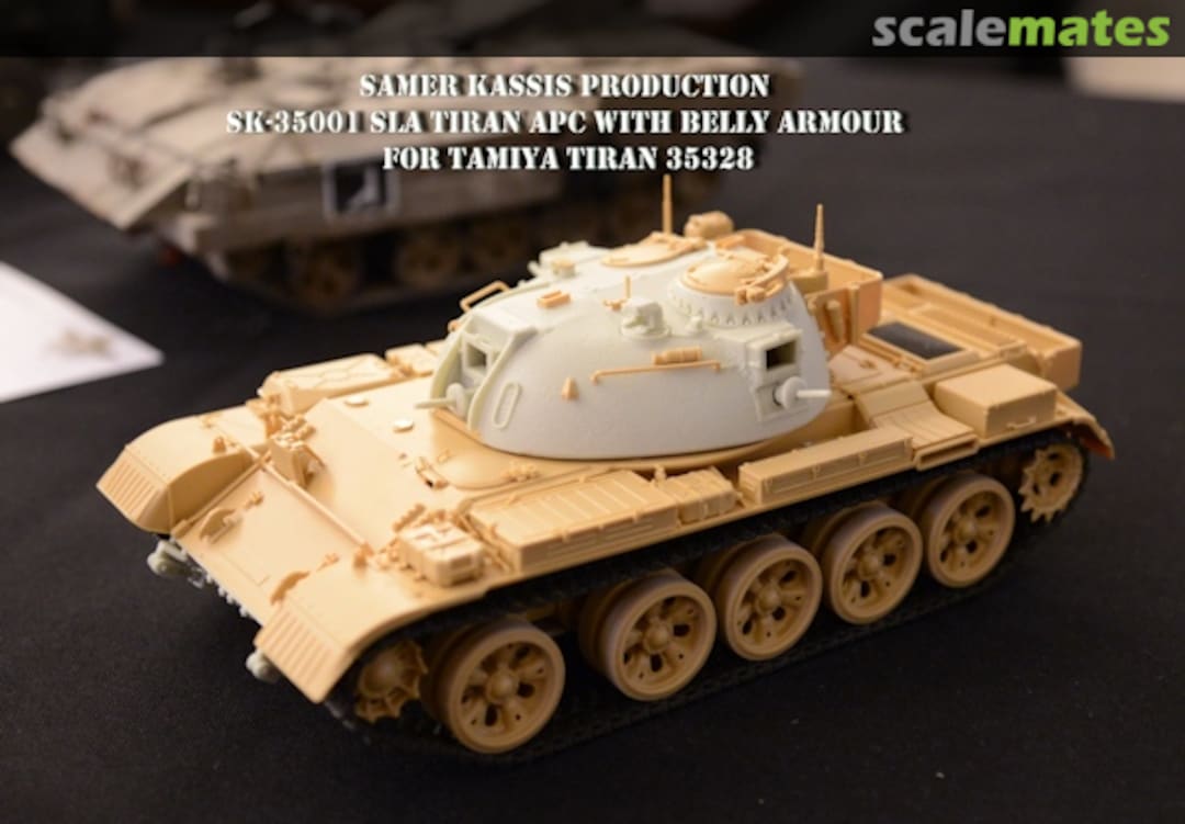 Boxart SLA TIRAN APC with belly armour SK-35001 Samer Kassis Productions