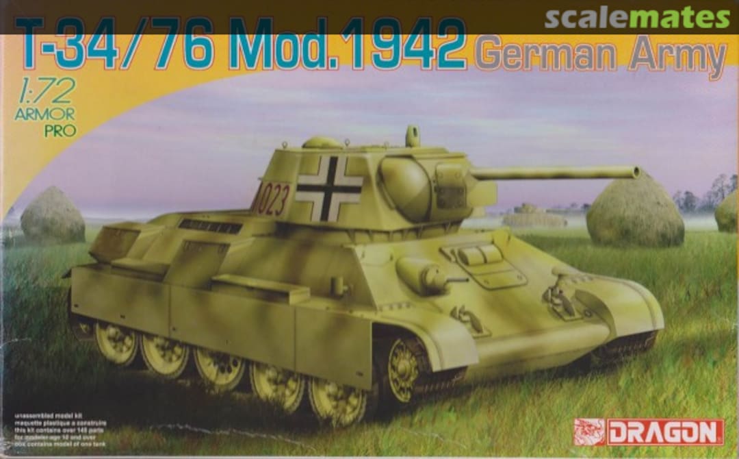 Boxart T-34/76 Mod. 1942 7268 Dragon