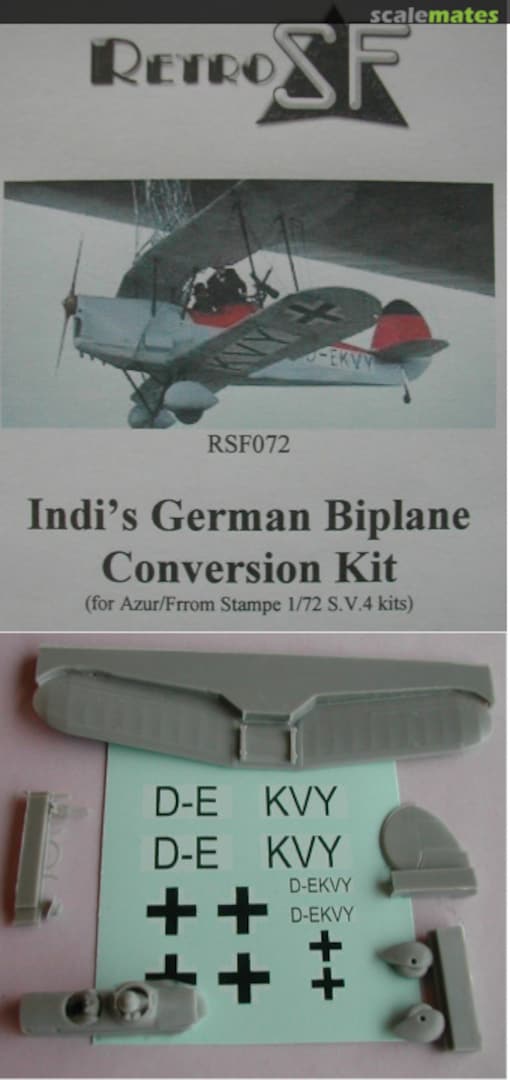 Boxart Indi’s German Biplane RSF072 RetroSF