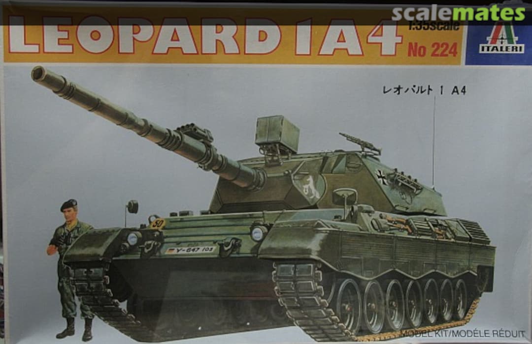 Boxart Leopard 1A4 224 Italeri