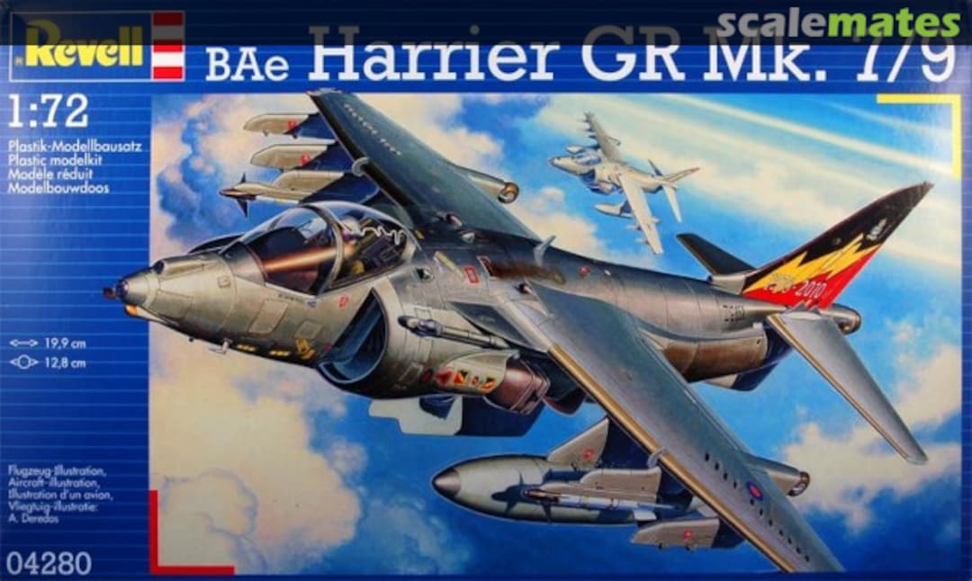 Boxart BAe Harrier GR Mk. 7/9 04280 Revell