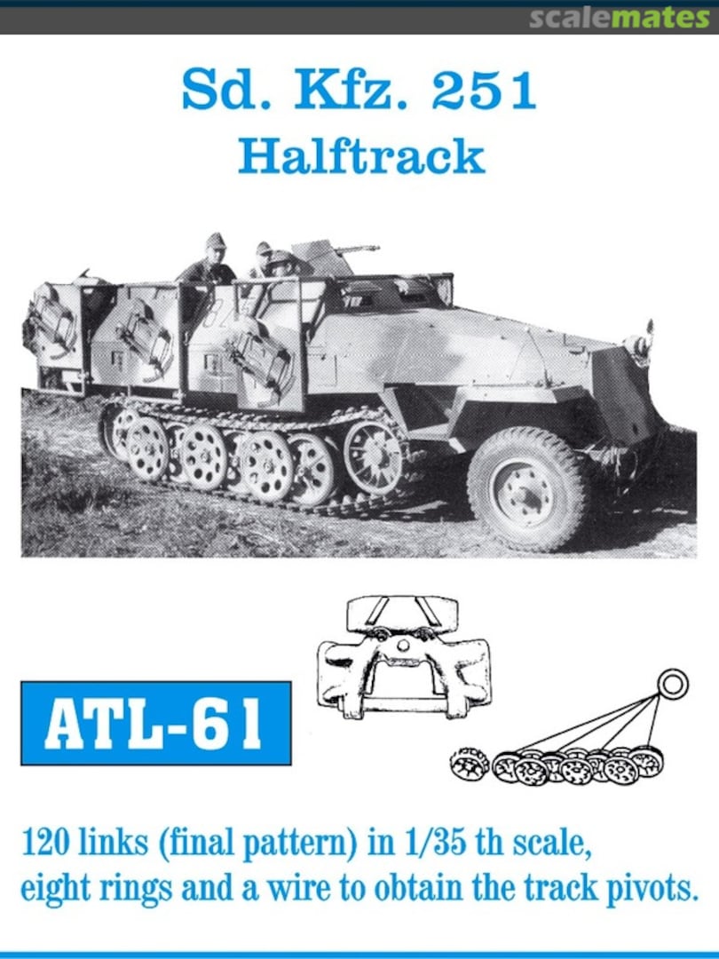 Boxart Sd. Kfz. 251 Halftrack ATL-61 Friulmodel