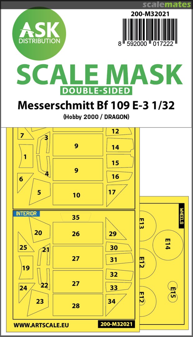 Boxart Messerschmitt Bf 109E-3 200-M32021 ASK