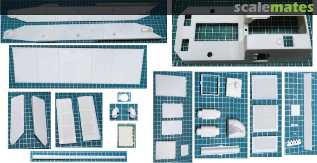 Contents Prototype Type 5 Gun Tank HO-RI I Inclination Body Conversion Kit 35-0085 Atelier Infinite