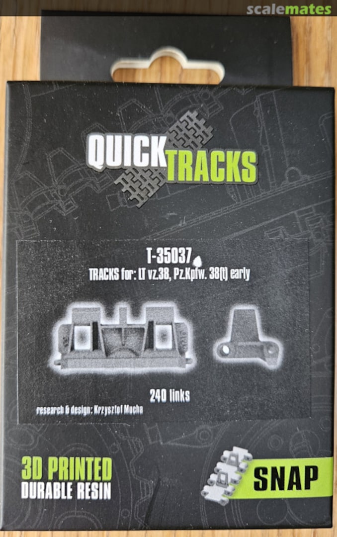 Boxart Tracks for LT vz.38, Pz.Kpfw. 38(t) early T-35037 QUICKTRACKS