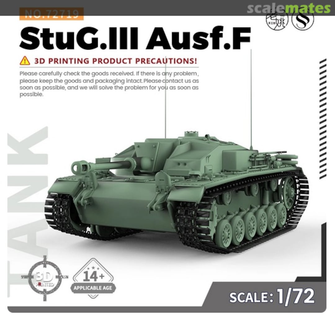 Boxart StuG.III Ausf.F 72719 SSMODEL