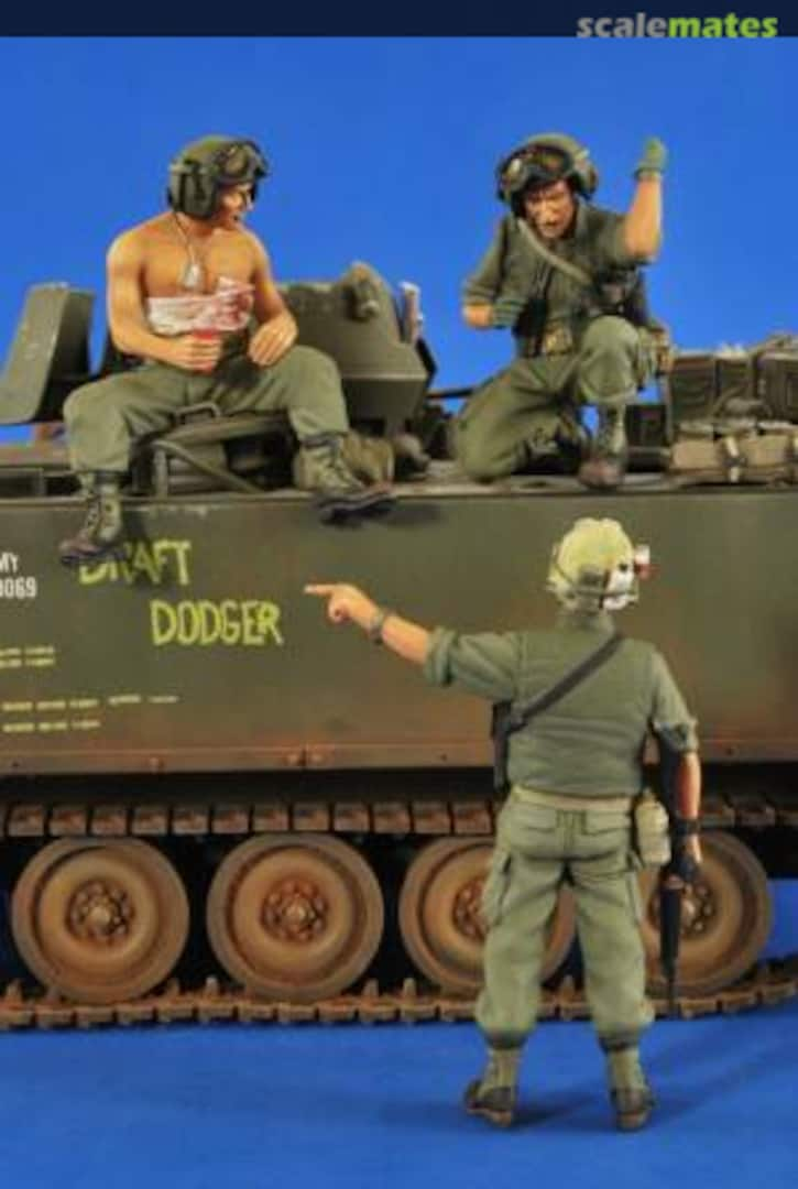 Boxart US Tankers & Grunt Vietnam (3 Fig.) 2570 Verlinden Productions