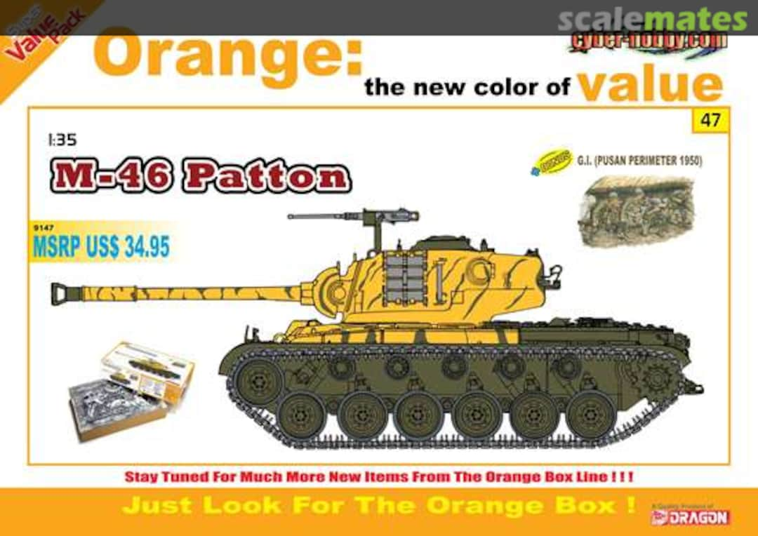 Boxart M-46 Patton 9147 Cyber Hobby