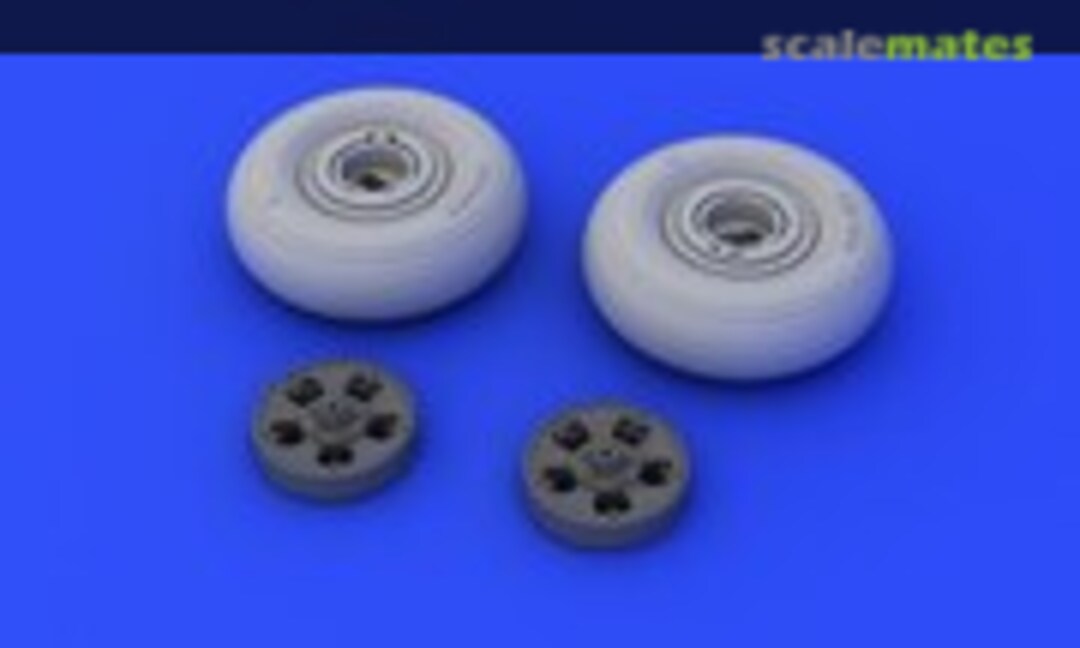 1:48 Spitfire Mk.V Wheels (Eduard 648178)