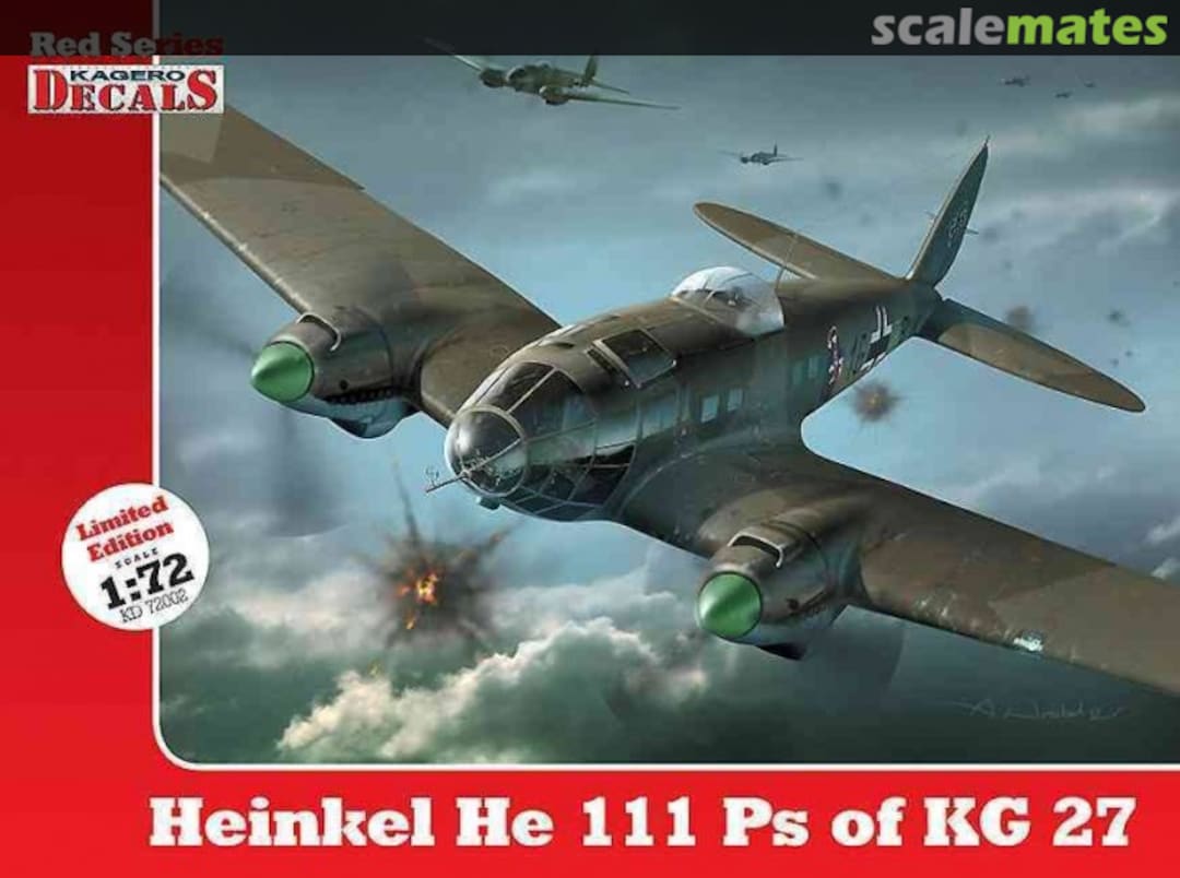 Boxart Heinkel He 111 Ps of KG 27 KD 72002 Kagero