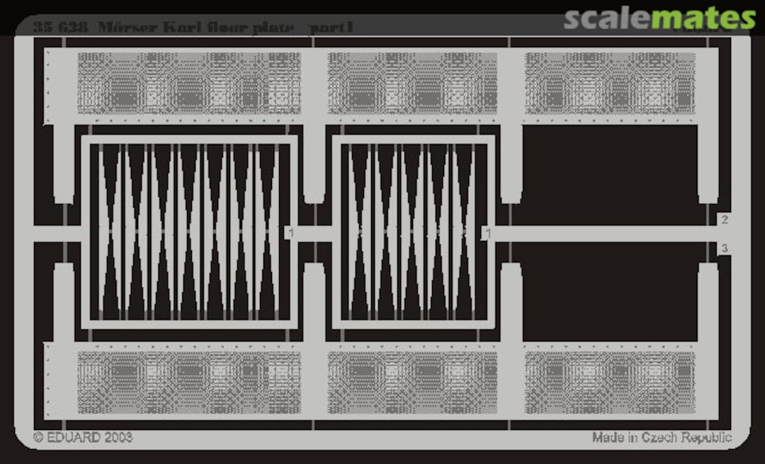 Boxart Mörser Karl floor plate 35628 Eduard