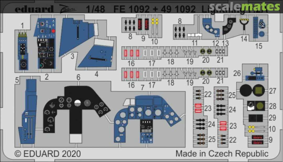 Boxart Lightning F.2A FE1092 Eduard