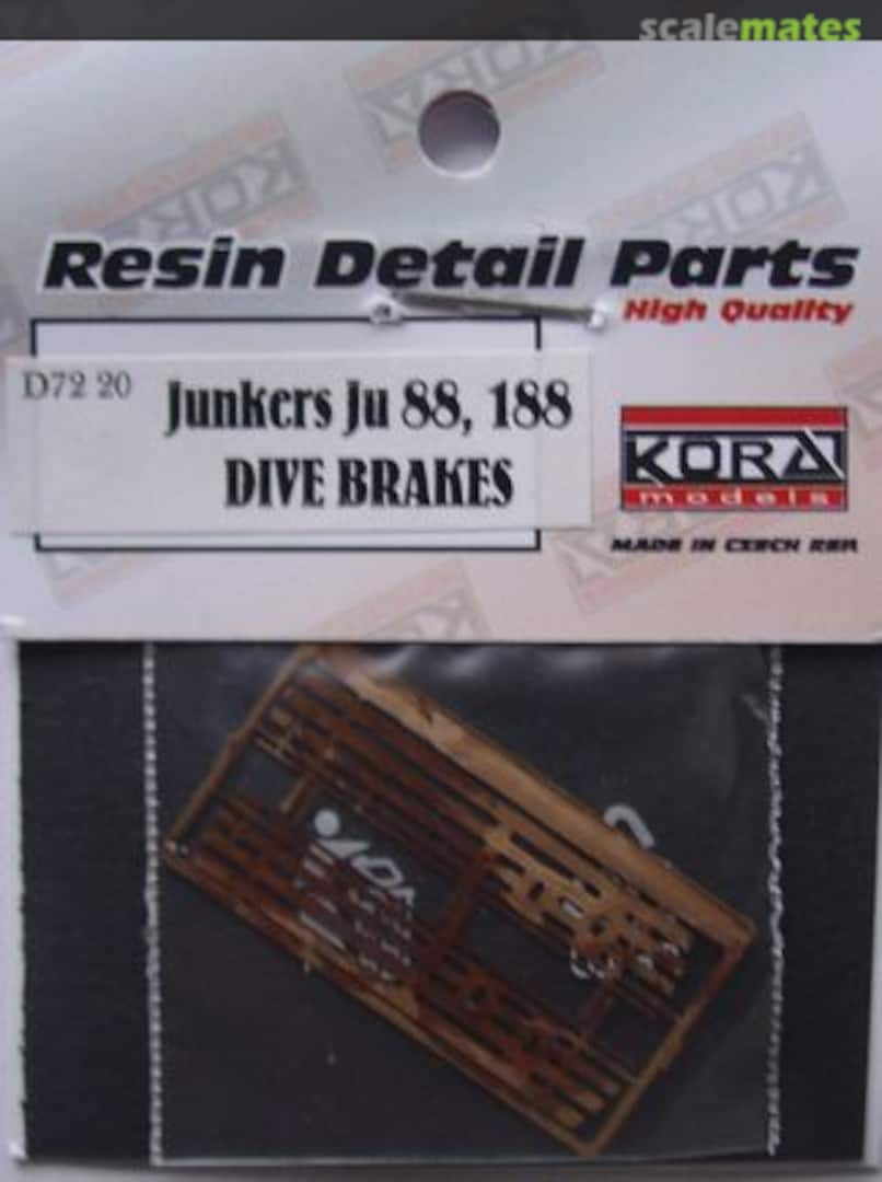 Boxart Junkers Ju 88/188 dive brakes D7220 Kora Models