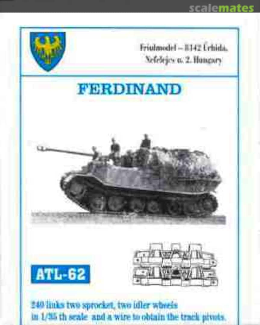 Boxart Ferdinand tracks ATL-62 Friulmodel