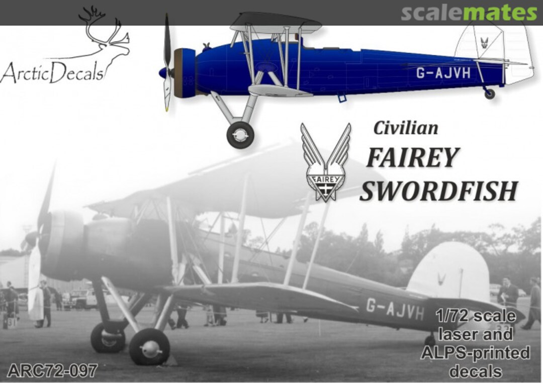 Boxart Fairey Swordfish II ARC72-097 Arctic Decals