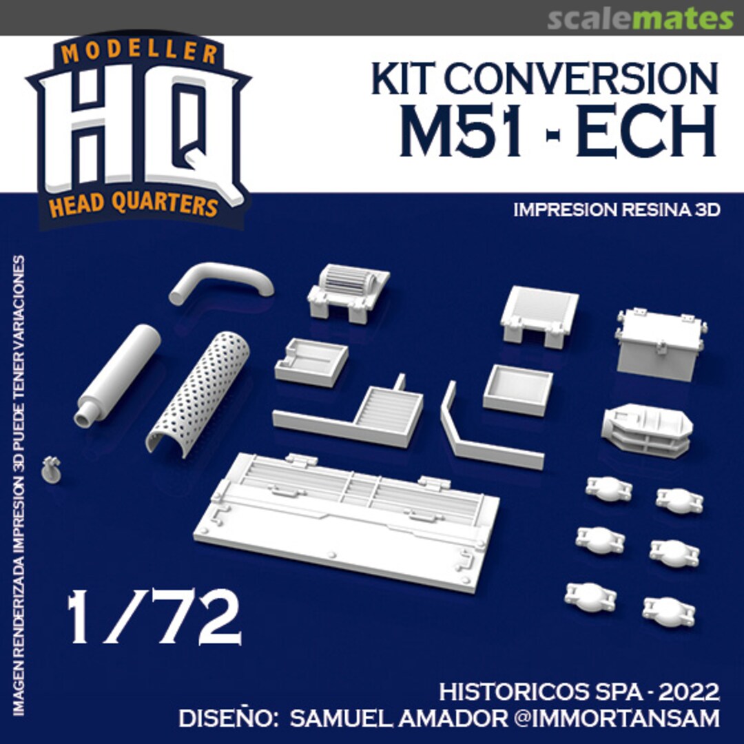 Boxart M51 - ECH HQ72103 HQ - Modeller Head Quarters