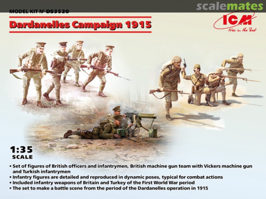 Boxart Dardanelles Campaign 1915 DS3520 ICM