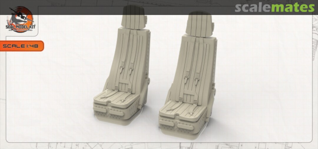 Boxart Mi-28 Crew Seats SMK48063 Seal Model Kit