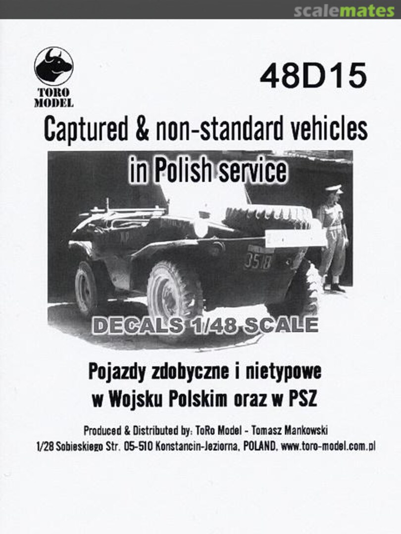 Boxart Captured & non-standard vehicles in Polish service 48D15 ToRo Model