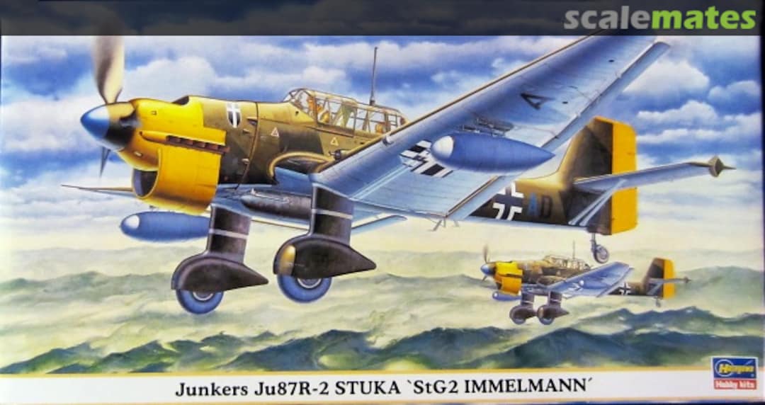 Boxart Junkers Ju 87R-2 Stuka `StG2 Immelmann´ 09673 Hasegawa