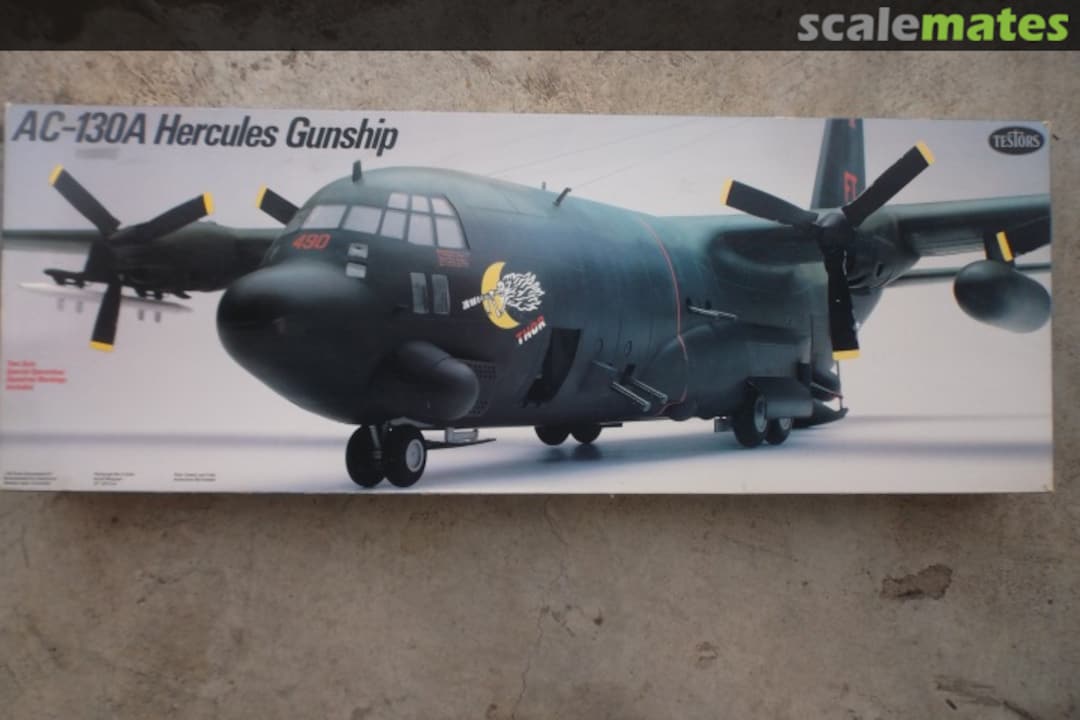 Boxart AC-130A Hercules Gunship 596 Testors