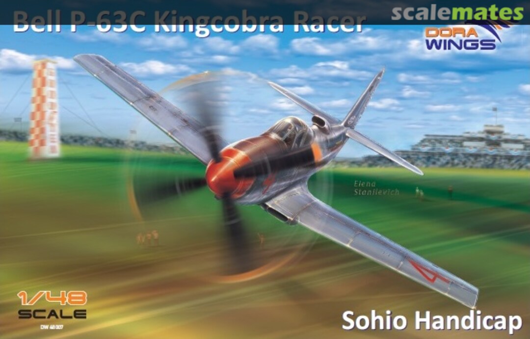 Boxart Bell P-63C Kingcobra Racer DW48007 Dora Wings