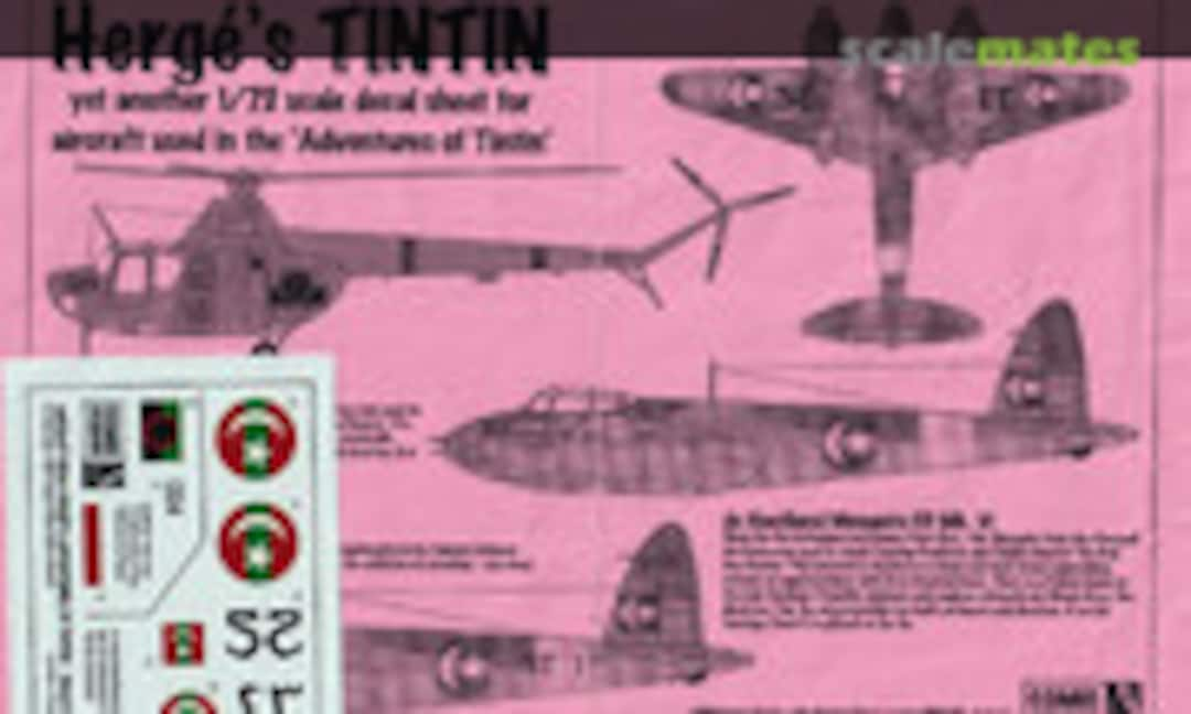 1:72 The Aircraft of Tintin - Part 3 (Blue Rider CD-003)