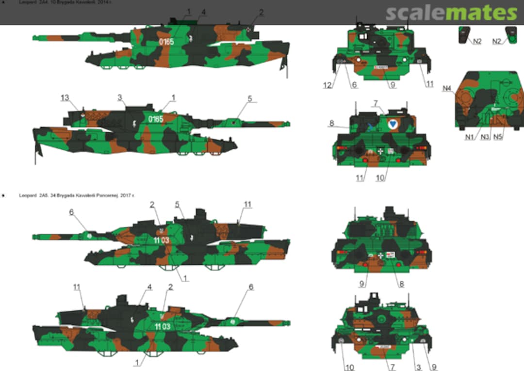 Contents Leopard 2A4/2A5 35D64 ToRo Model