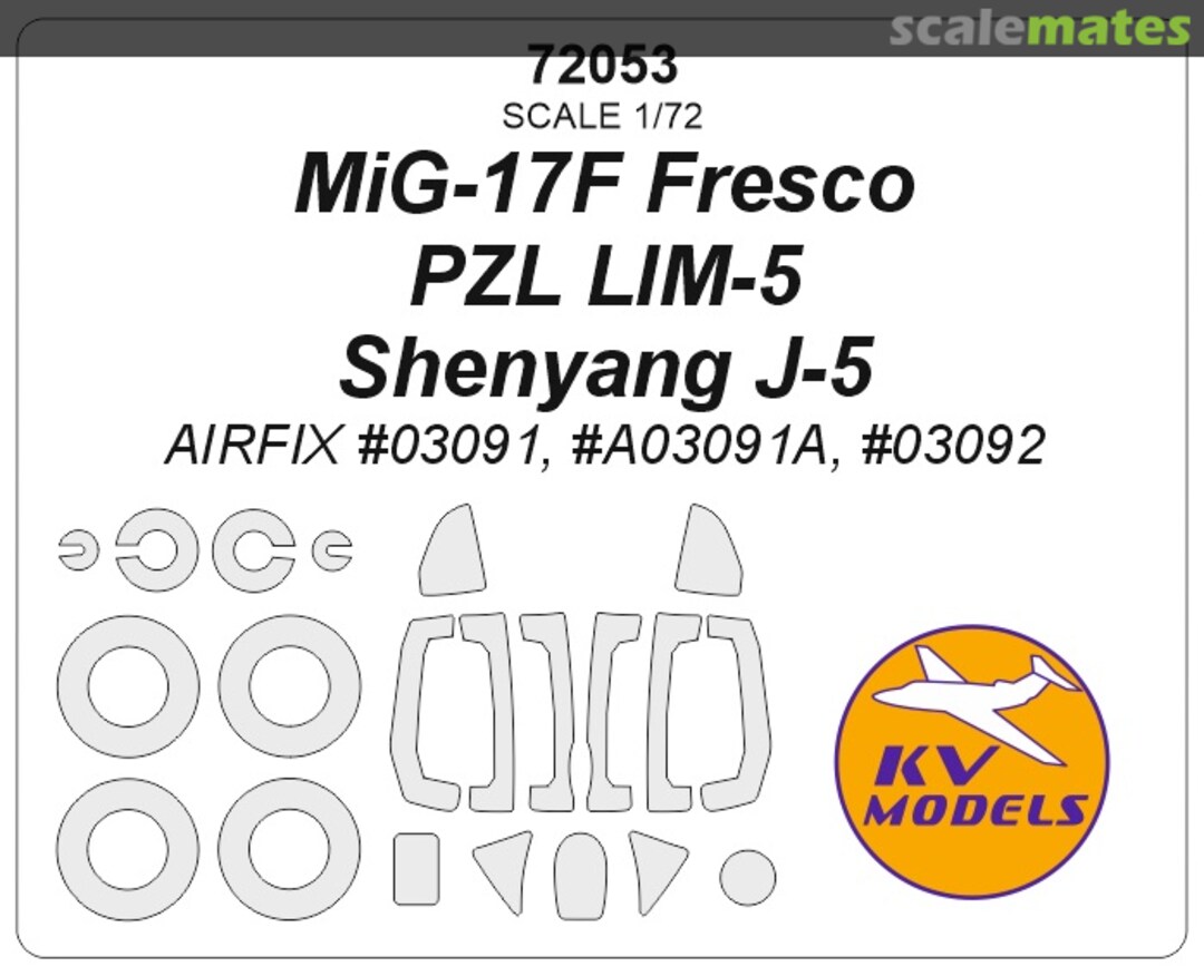 Boxart MiG-17F "Fresco" / PZL LiM-5 / Shenyang J-5 72053 KV Models