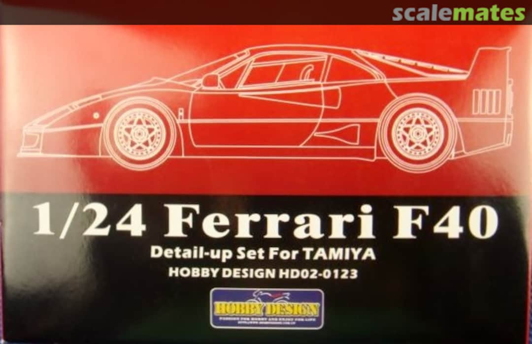 Boxart Ferrari F40 Detail-up Set HD02-0123 Hobby Design