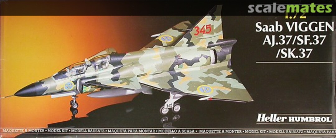 Boxart Saab VIGGEN AJ.37/SF.37/SK.37 80325 Heller Humbrol