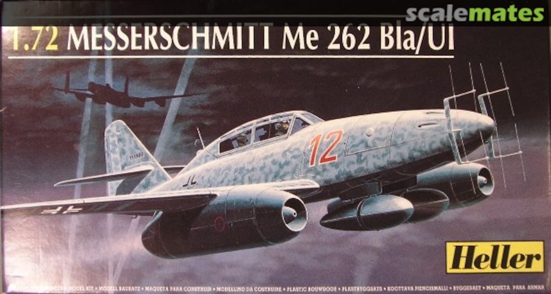 Boxart Messerschmitt Me 262 B1a/U1 80233 Heller