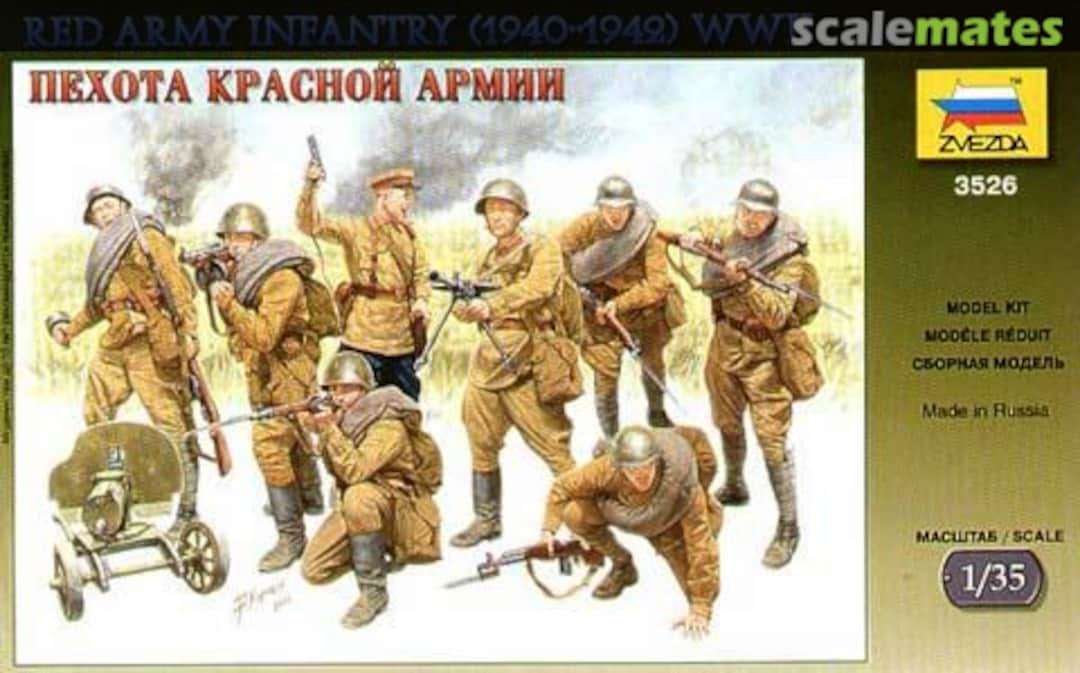 Boxart Red Army Infantry 3526 Zvezda