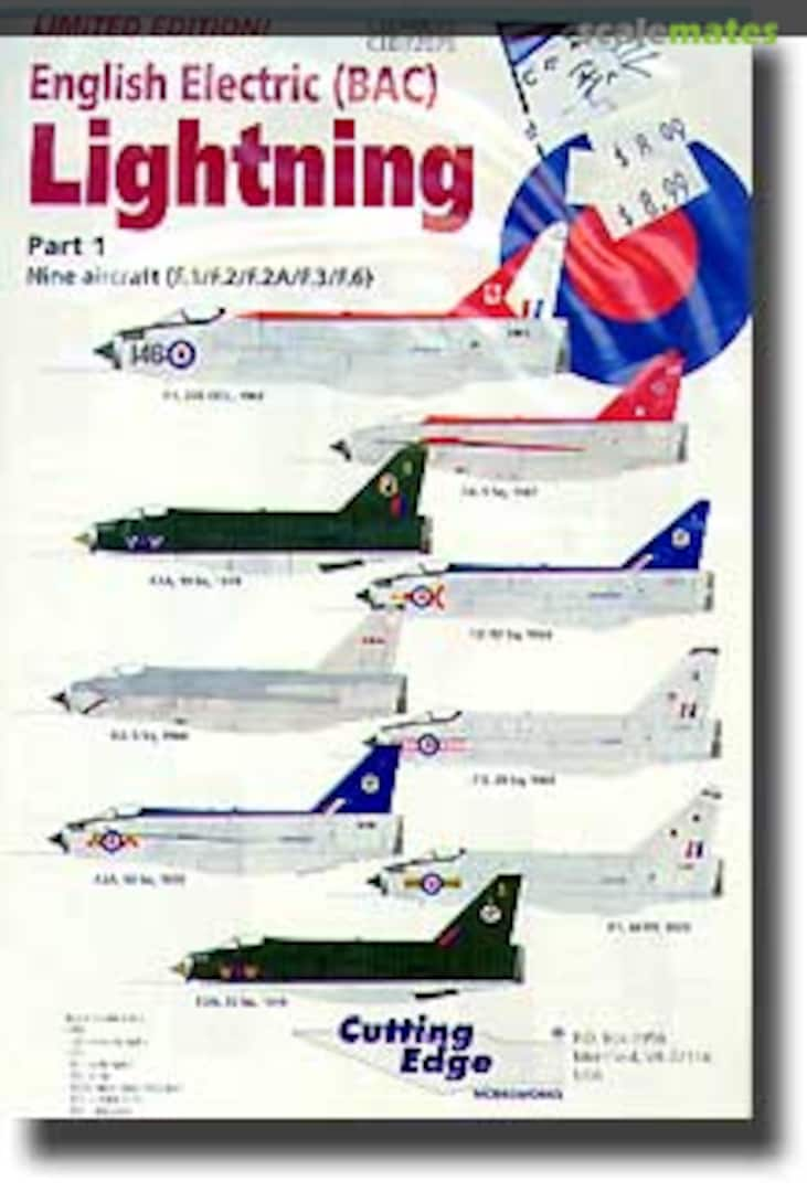 Boxart English Electric (BAC) Lightning CED72075 Cutting Edge Modelworks